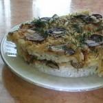 Постная запеканка из риса с маслинами: рецепт с былинами Запеканка из риса с грибами постная